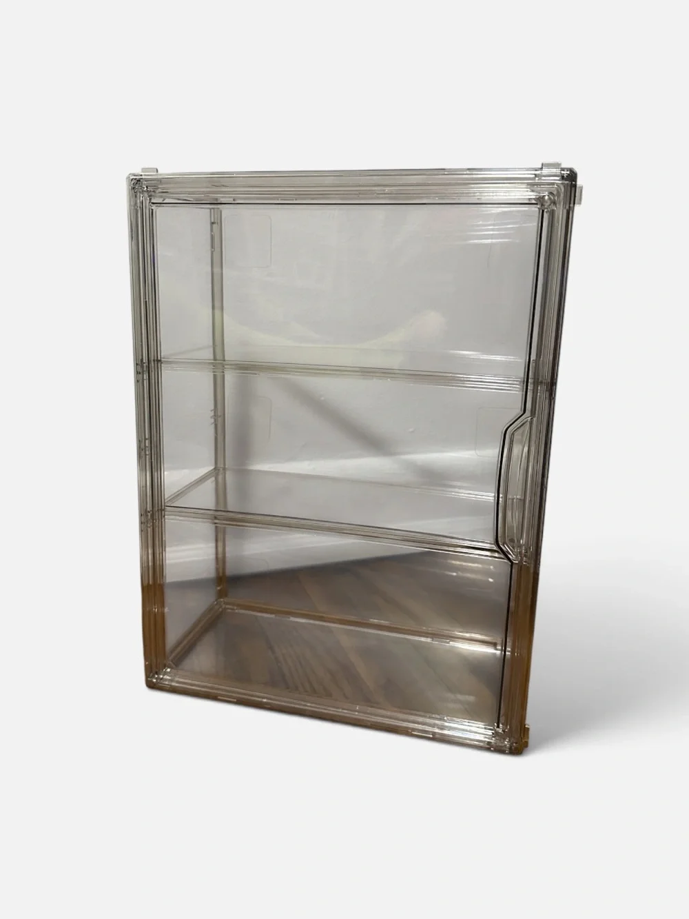Clear Acrylic Wall Storage Shelf - Multi-Tier Organizer